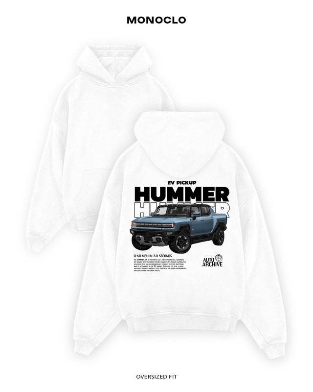 Худі Monoclo Hummer EV Pickup - shop_name Білий