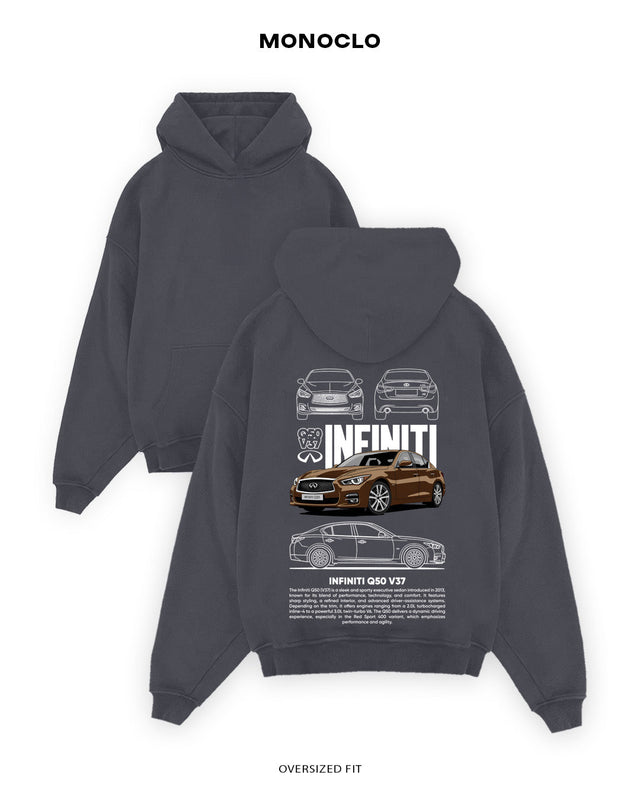 Худі Monoclo Infiniti Q50 V37 Brown - shop_name Графітовий