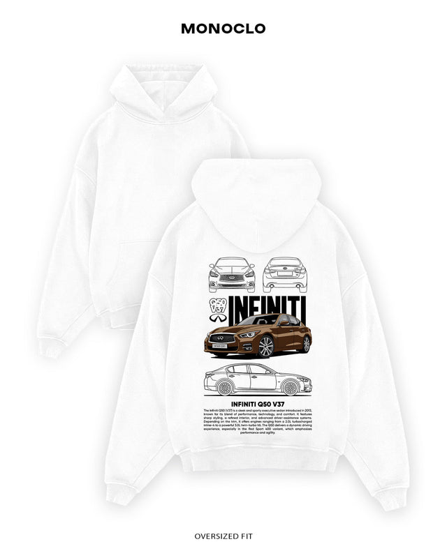 Худі Monoclo Infiniti Q50 V37 Brown - shop_name Білий