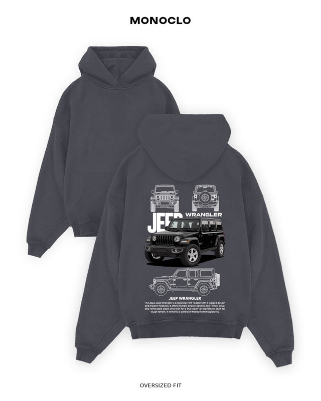 Худі Monoclo Jeep Wrangler Black - shop_name Графітовий