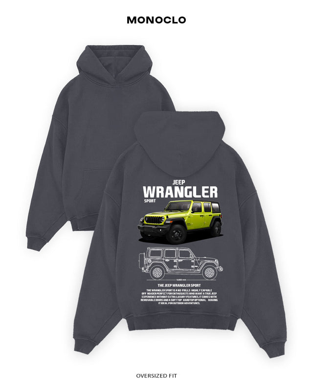 Худі Monoclo Jeep Wrangler Sport - shop_name Графітовий