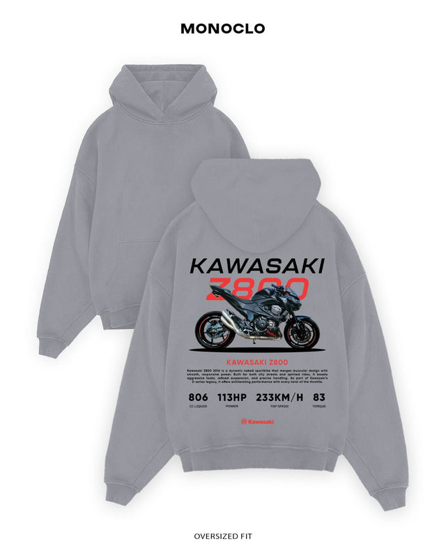 Худі Monoclo Kawasaki Z800 - shop_name Сірий