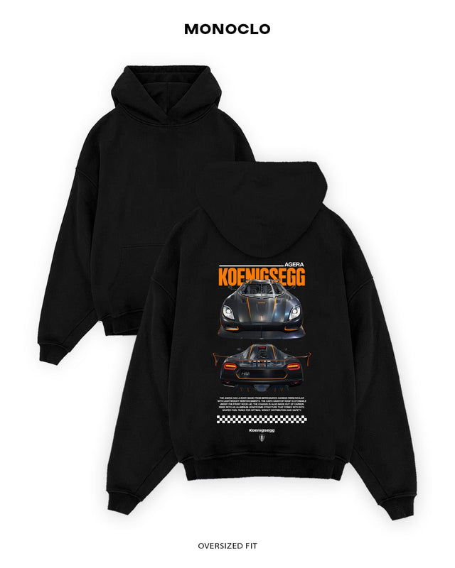 Худі Monoclo Koenigsegg Agera - shop_name Чорний