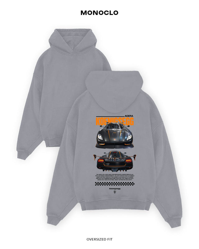 Худі Monoclo Koenigsegg Agera - shop_name Сірий