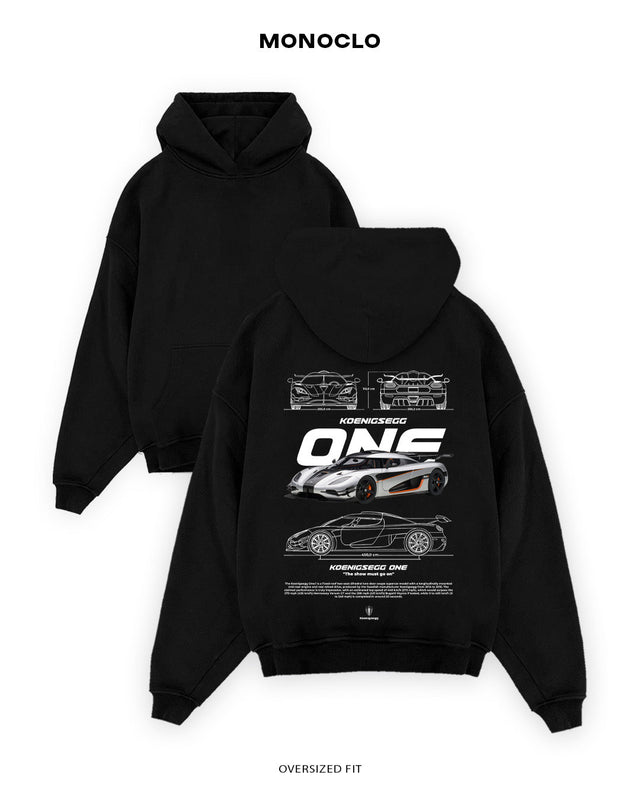 Худі Monoclo Koenigsegg One - shop_name Чорний