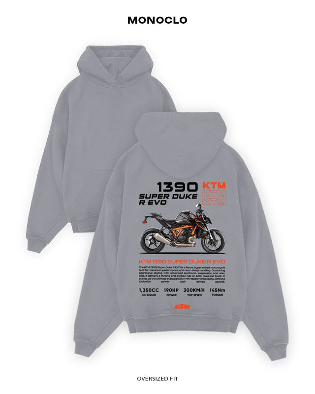 Худі Monoclo KTM 1390 Super Duke R EVO - shop_name Сірий