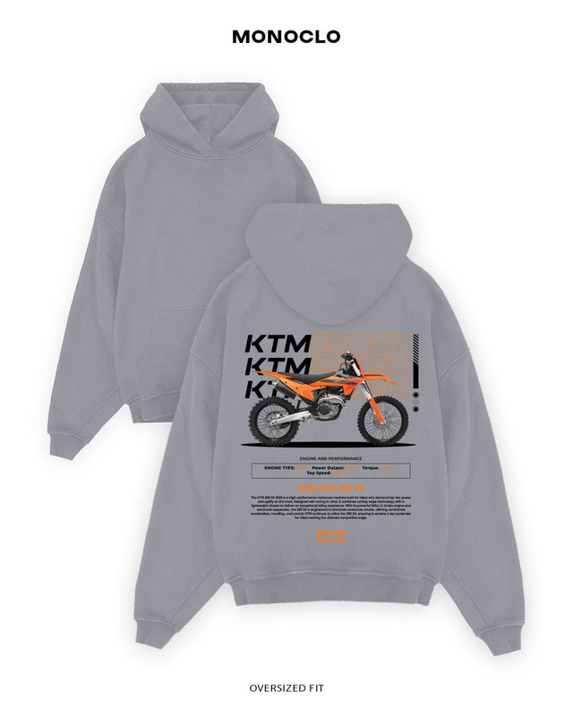 Худі Monoclo KTM 250 SX 2025 - shop_name Сірий