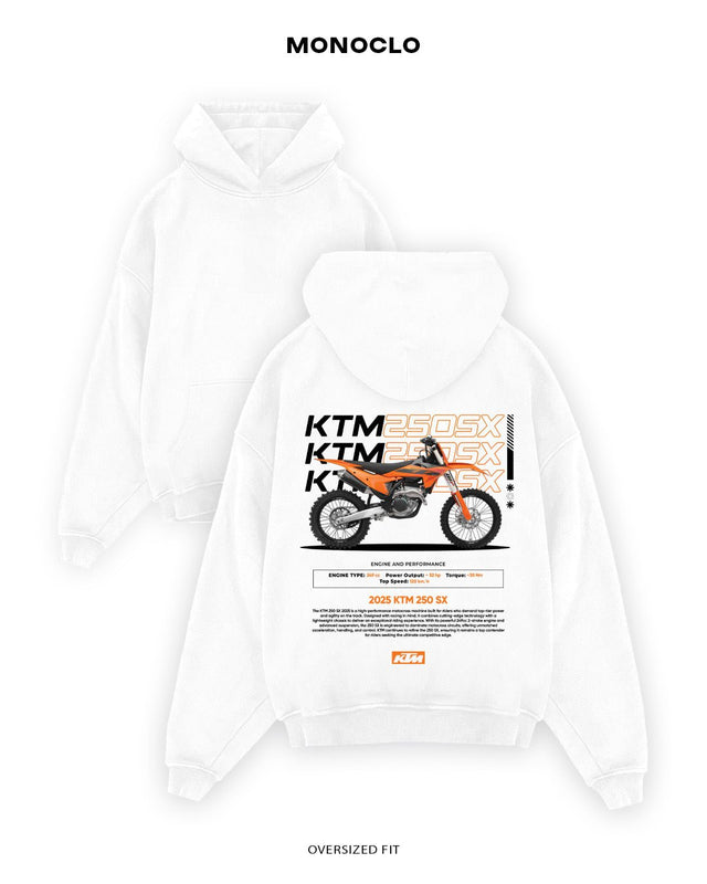 Худі Monoclo KTM 250 SX 2025 - shop_name Білий