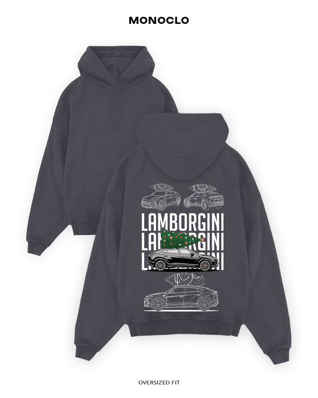 Худі Monoclo Lamborghini Urus Christmas - shop_name Графітовий