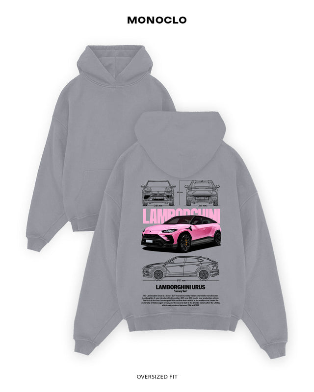 Худі Monoclo Lamborghini Urus Pink - shop_name Сірий