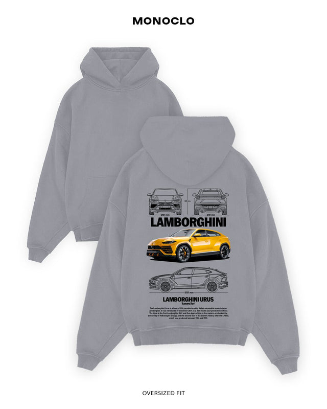 Худі Monoclo Lamborghini Urus Yellow - shop_name Сірий