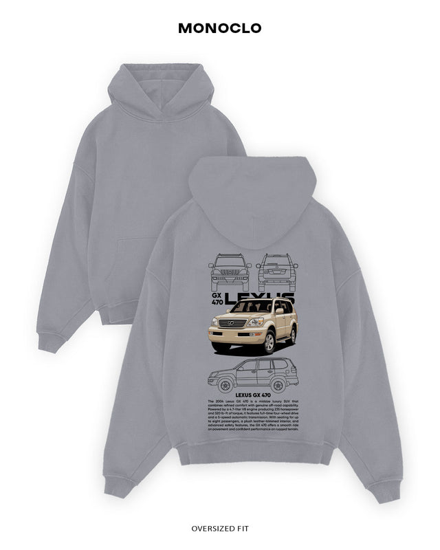 Худі Monoclo Lexus GX 470 - shop_name Сірий