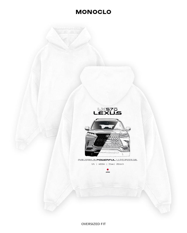 Худі Monoclo Lexus LX570 - shop_name Білий