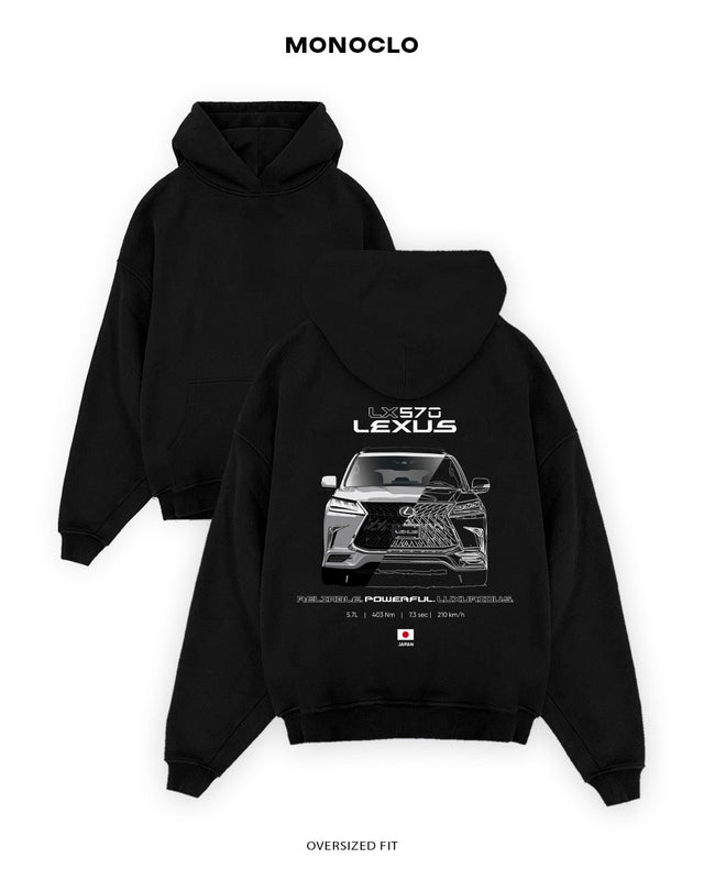 Худі Monoclo Lexus LX570 - shop_name Чорний