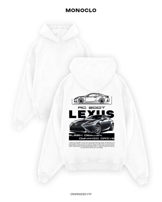 Худі Monoclo Lexus RC 200t - shop_name Білий