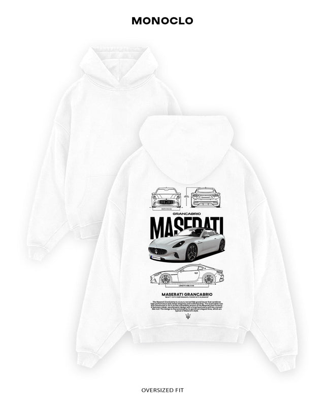 Худі Monoclo Maserati Grancabrio - shop_name Білий