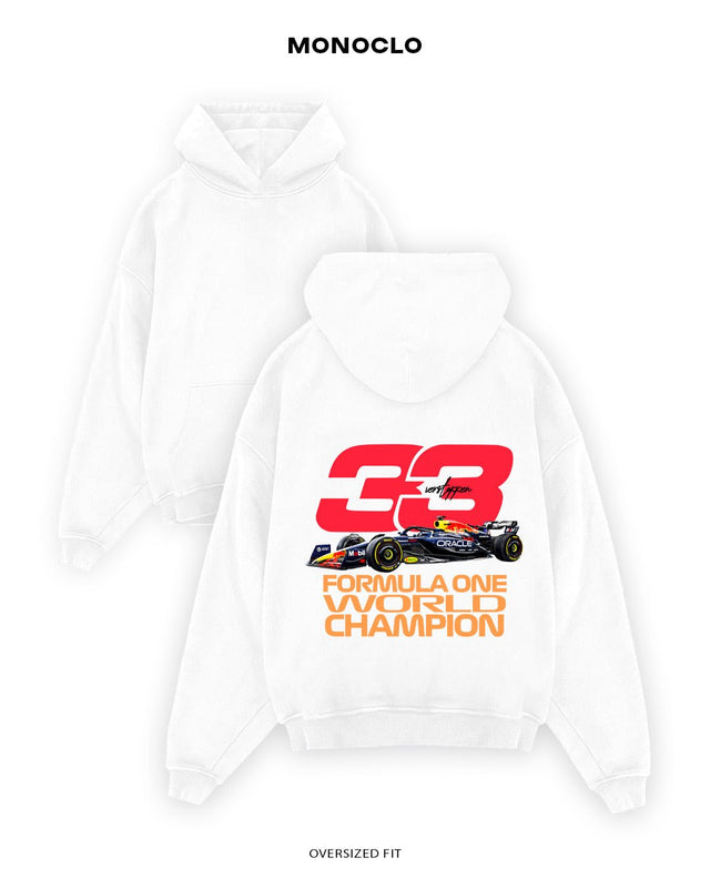 Худі Monoclo Max Verstappen 33 – Formula One World Champion - shop_name Білий