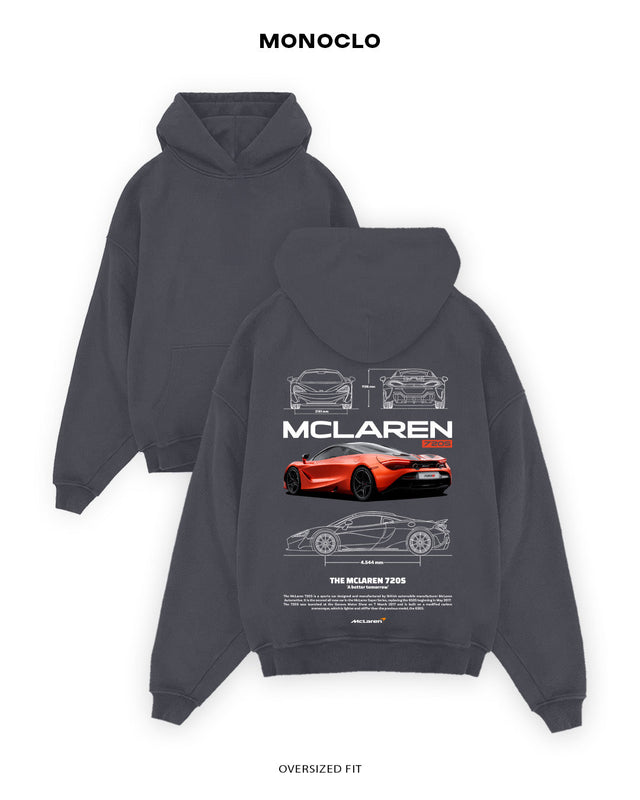 Худі Monoclo McLaren 720S - shop_name Графітовий
