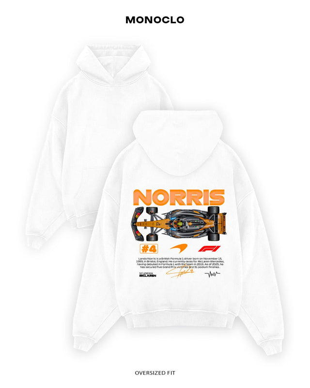 Худі Monoclo McLaren Norris Orange Spirit - shop_name Білий