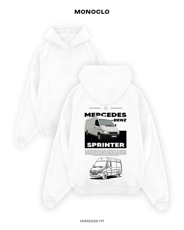 Худі Monoclo Mercedes - Benz Sprinter - shop_name Білий
