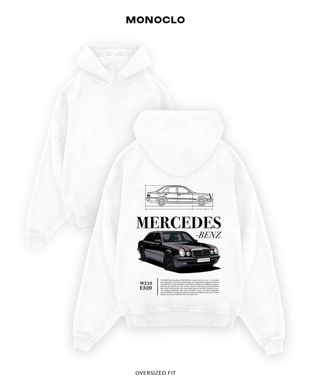 Худі Monoclo Mercedes - Benz W210 E320 - shop_name Білий