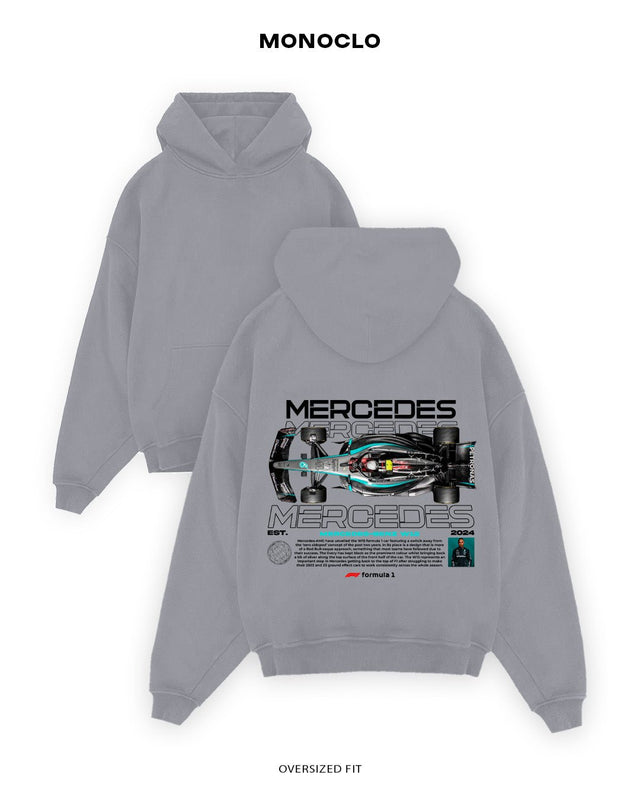 Худі Monoclo Mercedes W15 HAM - shop_name Сірий