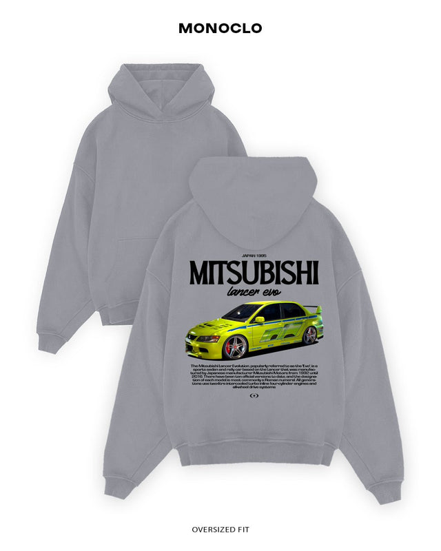 Худі Monoclo Mitsubishi Lancer Evo - shop_name Сірий