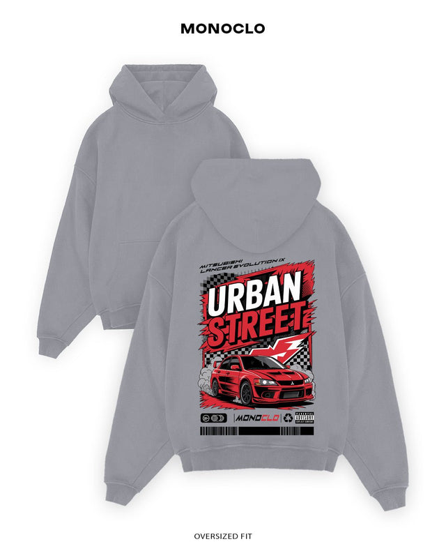Худі Monoclo Mitsubishi Urban Street - shop_name Сірий