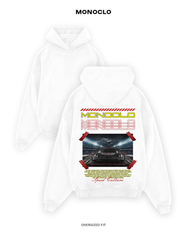 Худі Monoclo Moncelo Speed Culture - shop_name Білий