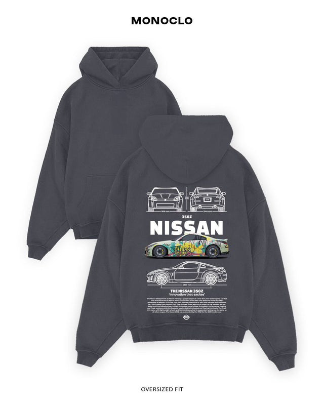Худі Monoclo Nissan 350Z 4 - shop_name Графітовий