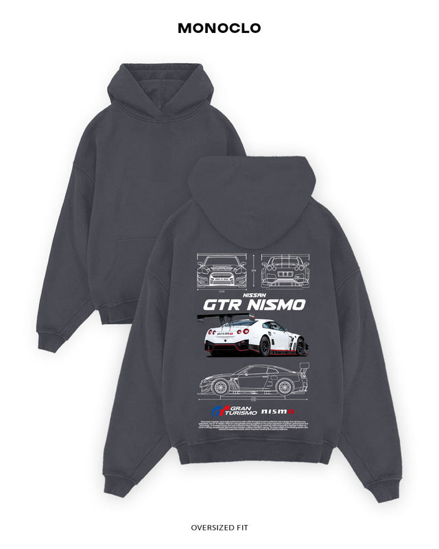 Худі Monoclo Nissan GTR Nismo - shop_name Графітовий