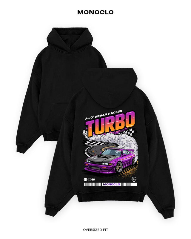 Худі Monoclo Nissan Silvia S13 TURBO - shop_name Чорний