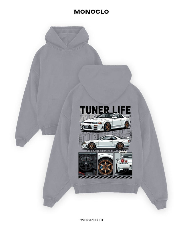 Худі Monoclo Nissan Skyline GT - R R34 - shop_name Сірий