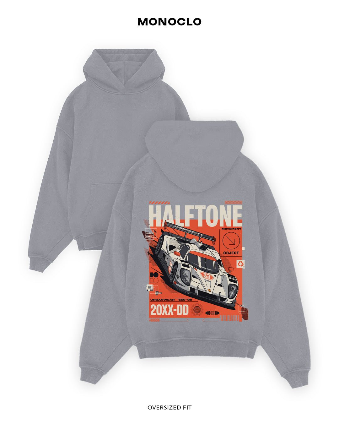Худі Monoclo Porsche 919 Hybrid - shop_name Сірий