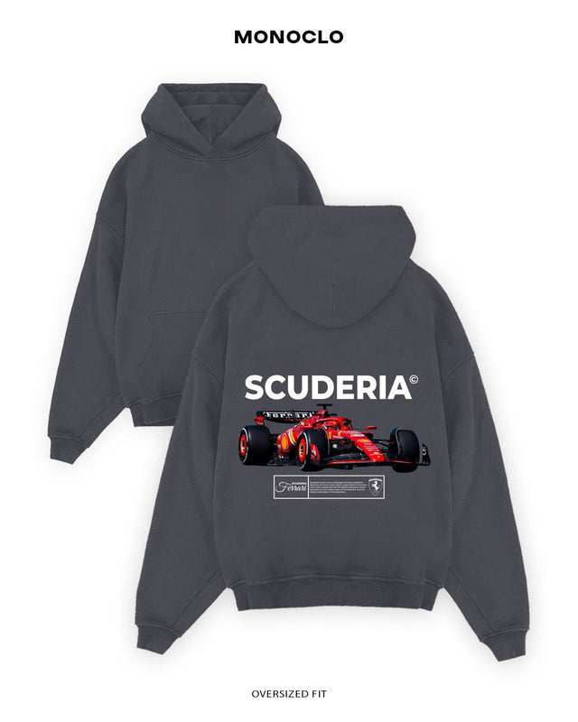 Худі Monoclo Scuderia Ferrari F1 🔴 - shop_name Графітовий