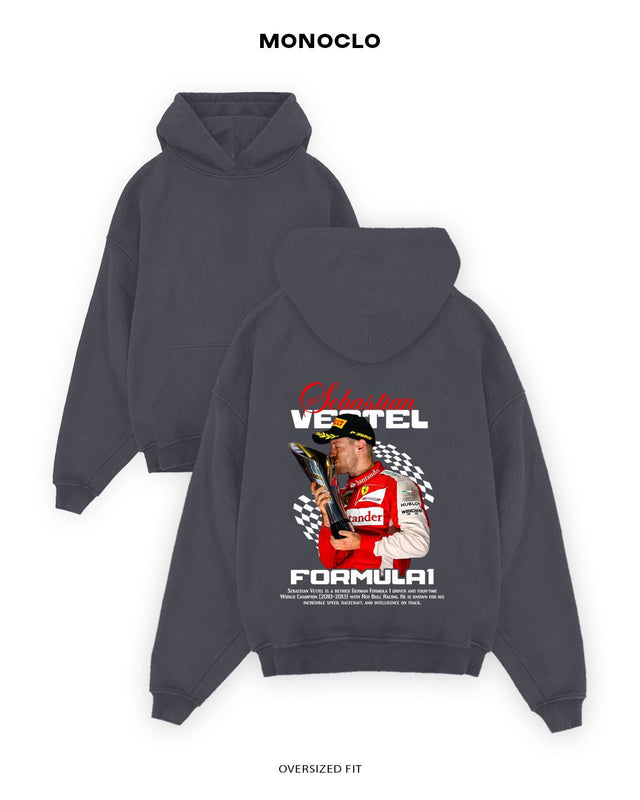 Худі Monoclo Sebastian Vettel Formula 1 - shop_name Графітовий