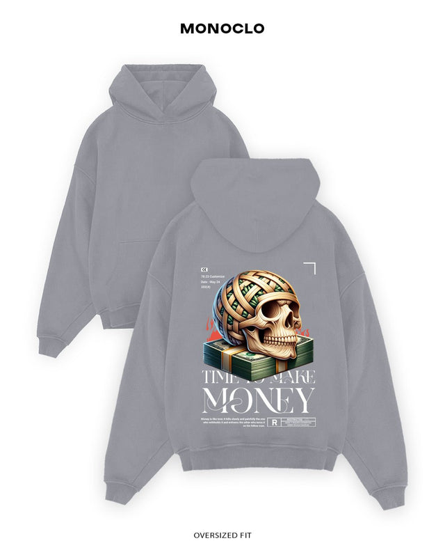 Худі Monoclo Time is Money 999 - shop_name Сірий