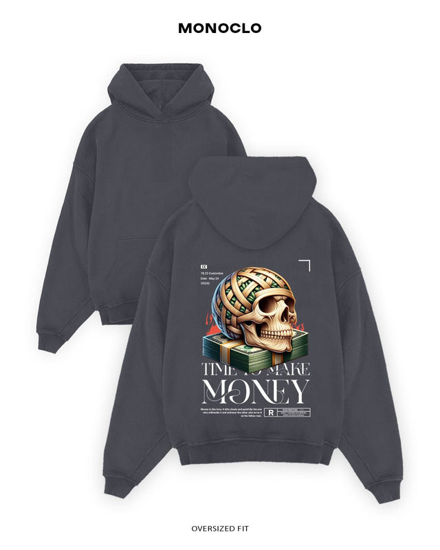 Худі Monoclo Time is Money 999 - shop_name Графітовий