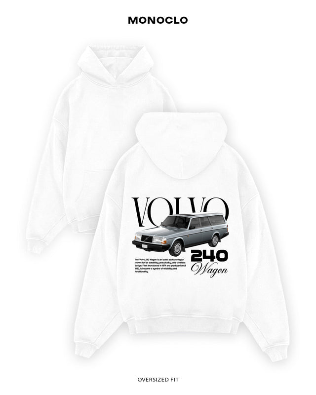Худі Monoclo Volvo 240 - shop_name Білий