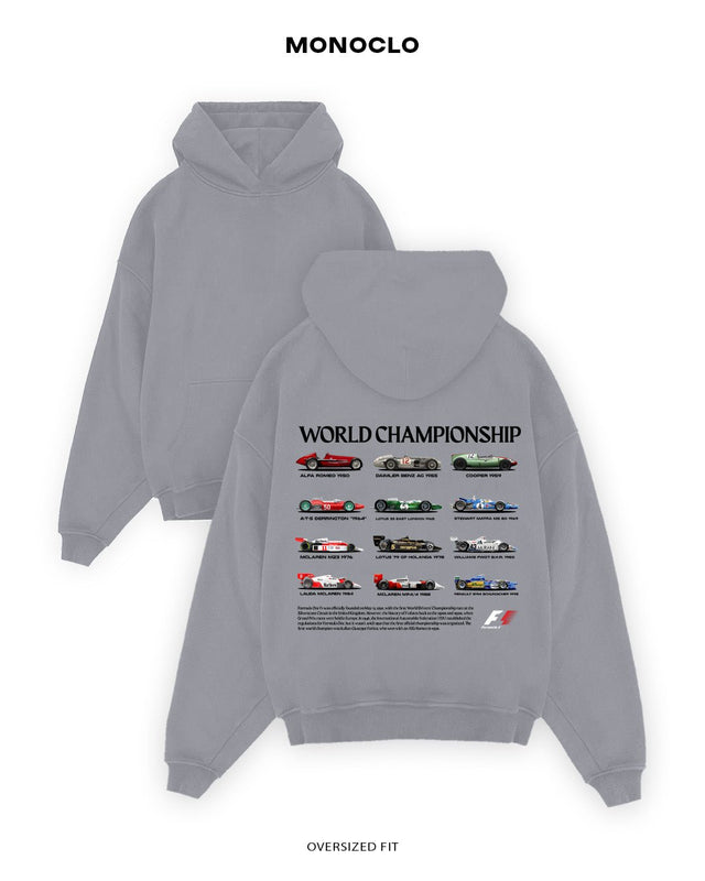 Худі Monoclo World Championship 🏆 - shop_name Сірий