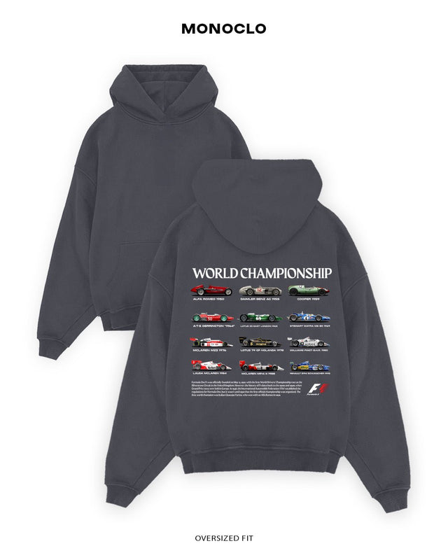 Худі Monoclo World Championship 🏆 - shop_name Графітовий