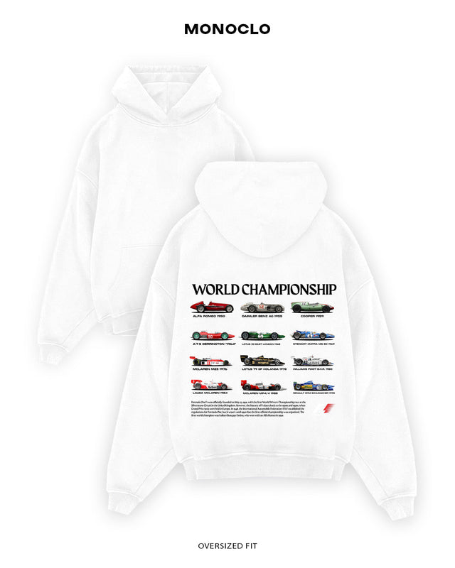 Худі Monoclo World Championship 🏆 - shop_name Білий