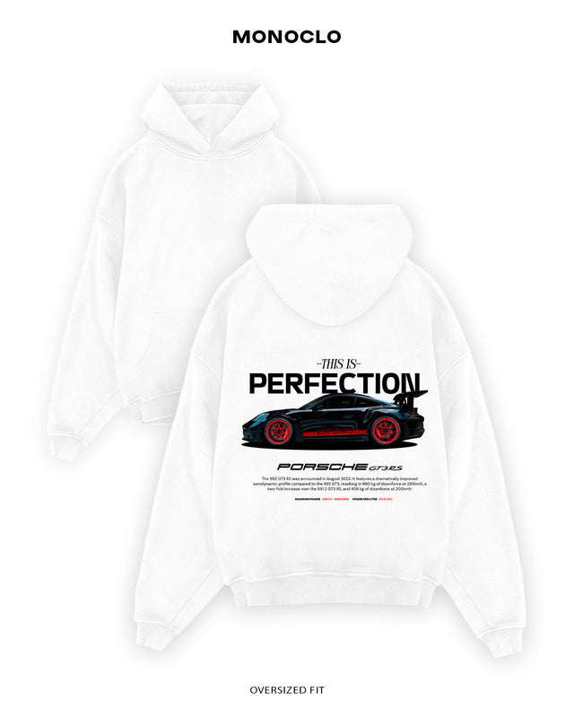 Худі Porsche 992 - shop_name Білий