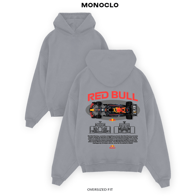Худі Monoclo RB BYBIT сірий — стильне худі Formula 1 у стилі Red Bull Racing Monoclo