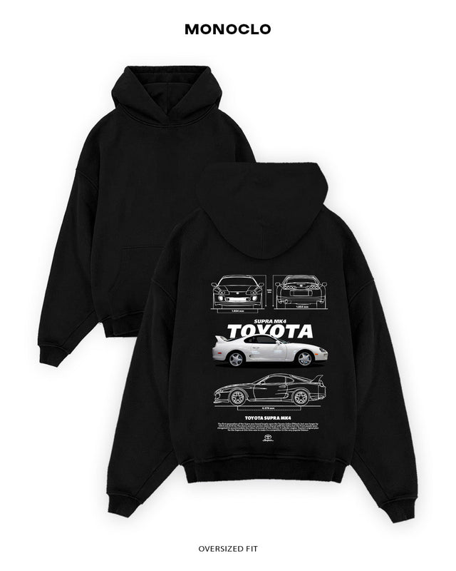 Худі Toyota Supra White - MONOCLO UA