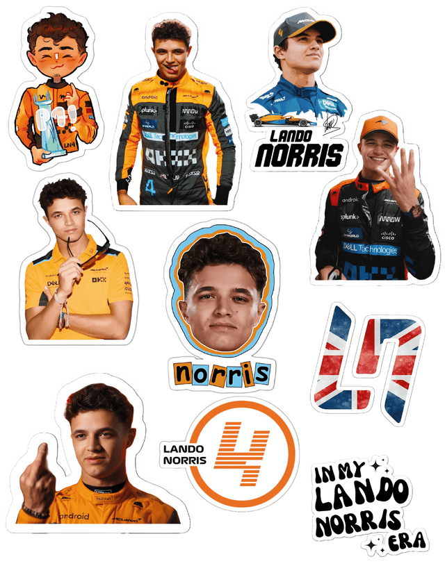 Стікерпак Monoclo Lando Norris Pack