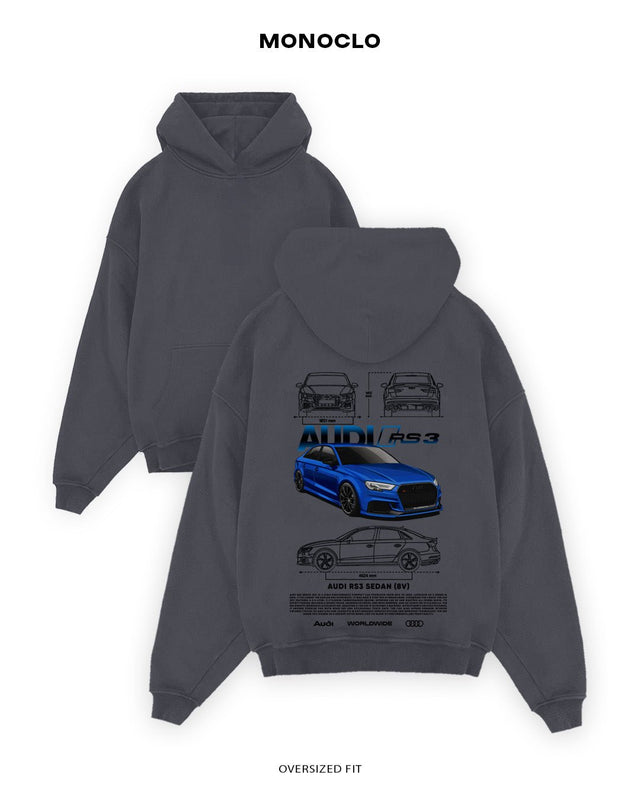 Худі Monoclo Audi RS3 Blueprint