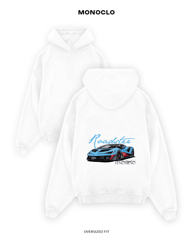 Худі Monoclo Lamborghini Fenomeno Roadster – Білий