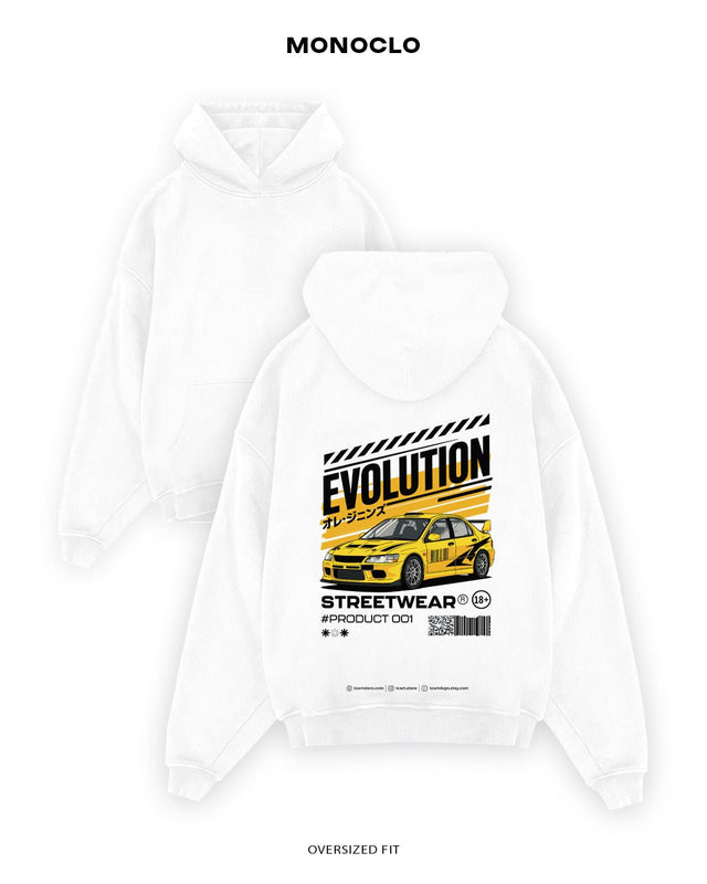 Худі Monoclo Mitsubishi Lancer Evolution Yellow