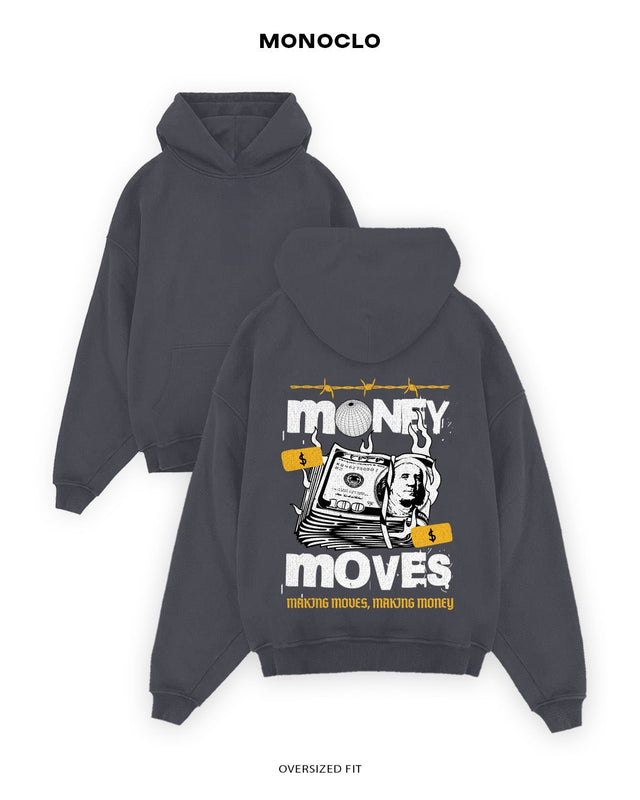 Худі Monoclo Money Moves – Графітовий